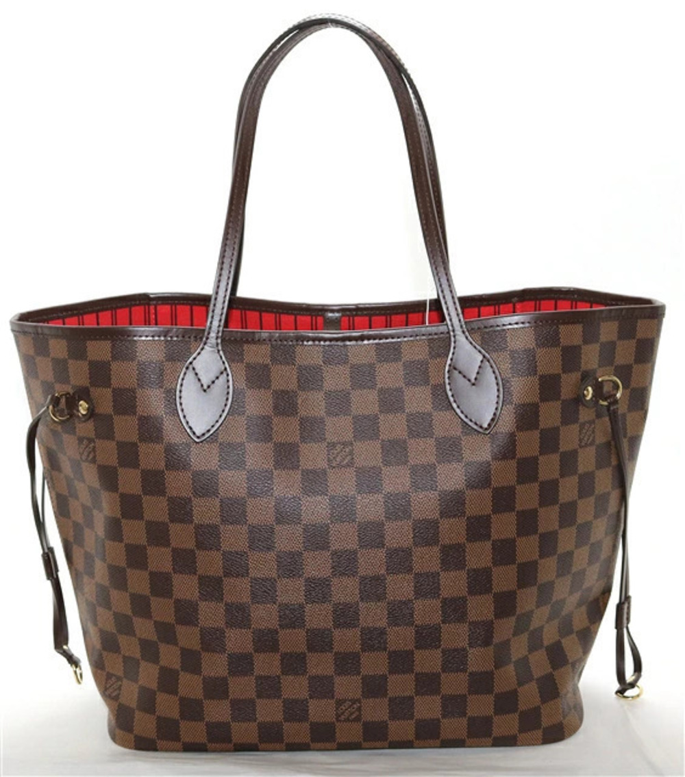 LOUIS VUITTON Neverfull Tote Bag Damier Pouch